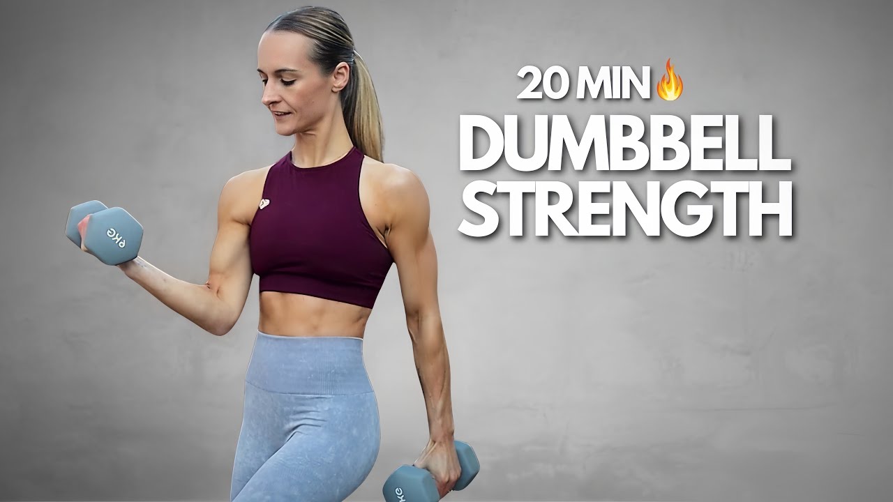 Full Body Strength Workout with Dumbbells | Low Impact