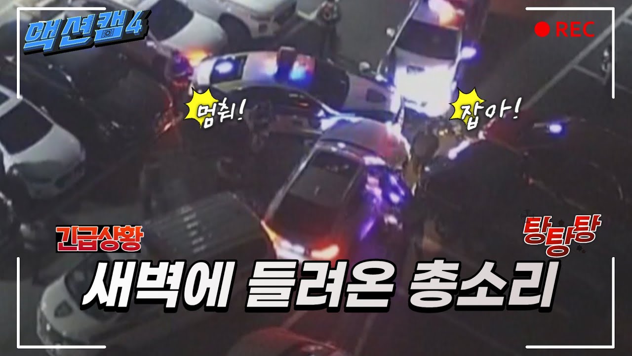실제 상황! 마약범 검거를 위해 총을 든 경찰👮‍♀️👮‍♂️