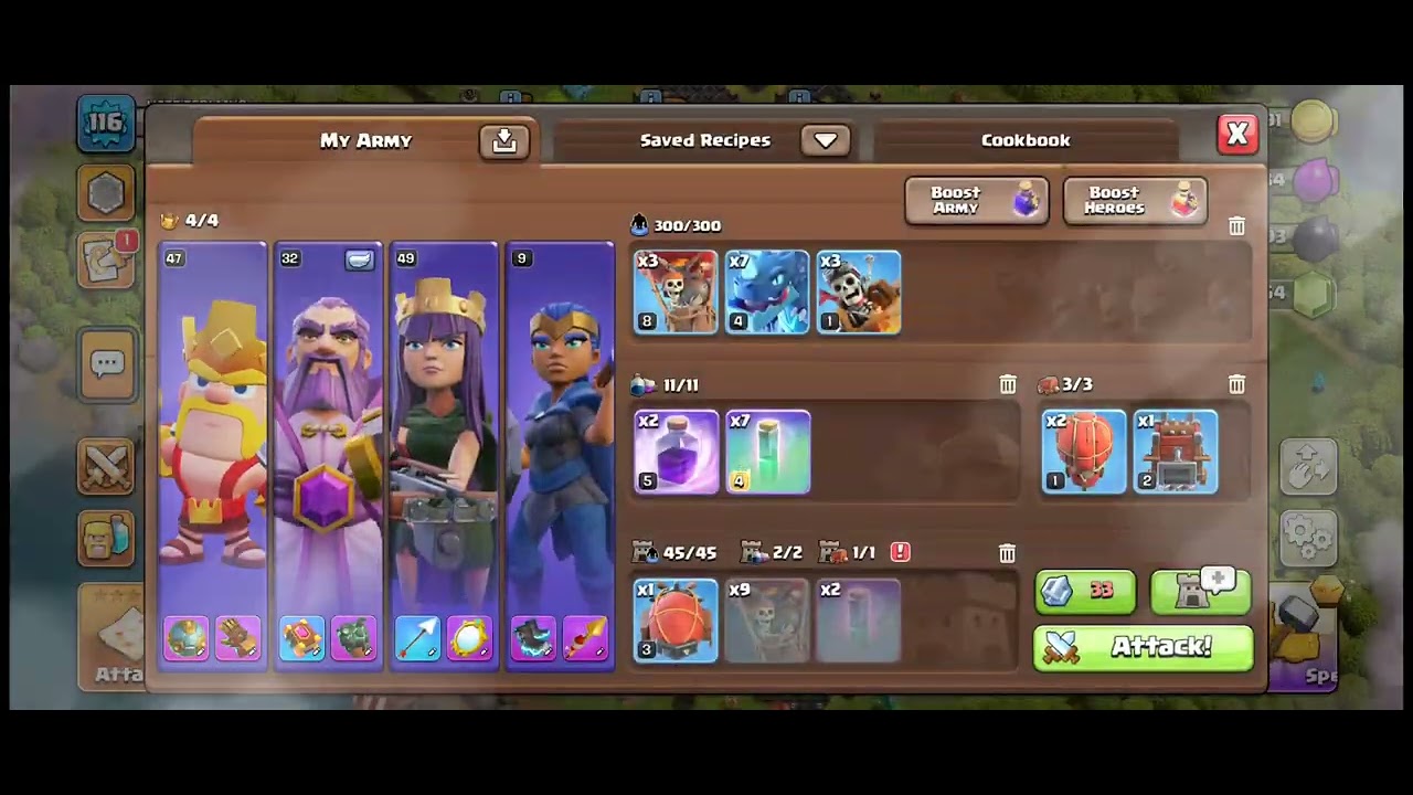 SPEED RUNNING CLASH OF CLANS TILL I GET THE NEW EQUIPMENT 😼