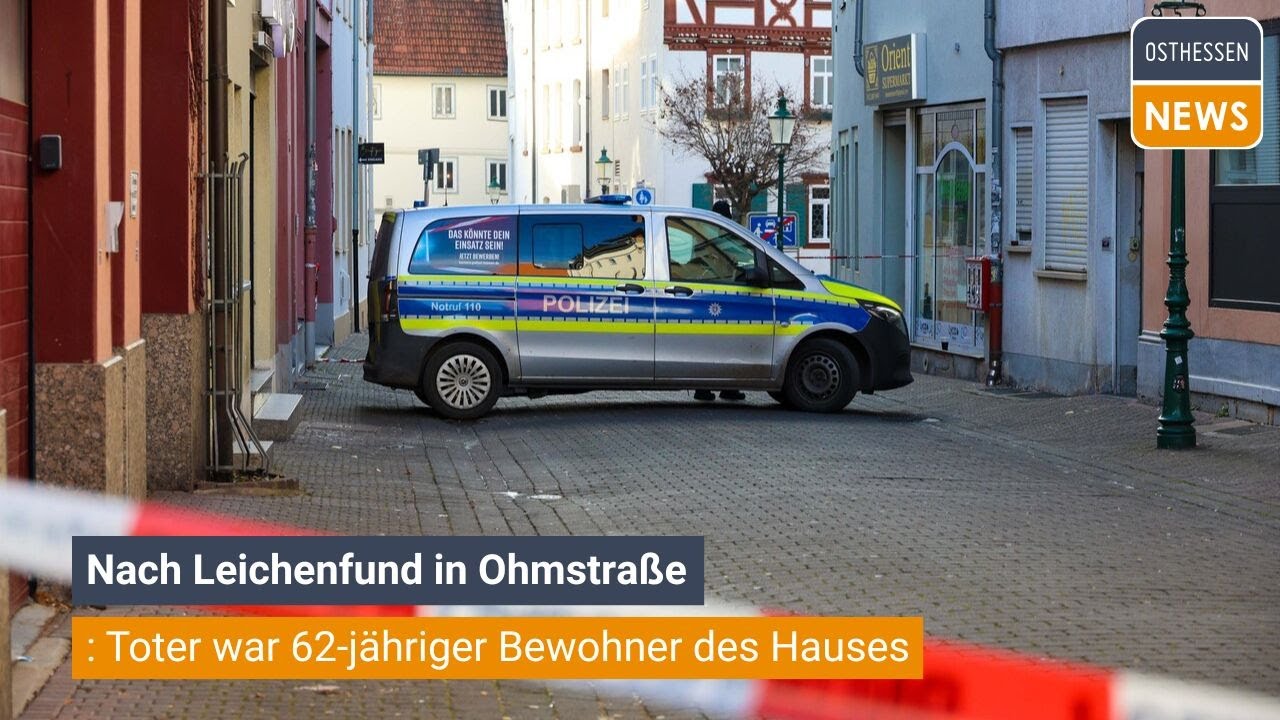 FULDA: Nach Leichenfund in Ohmstra&szlig;e: Toter war 62-j&auml;hriger Bewohner des Hauses
