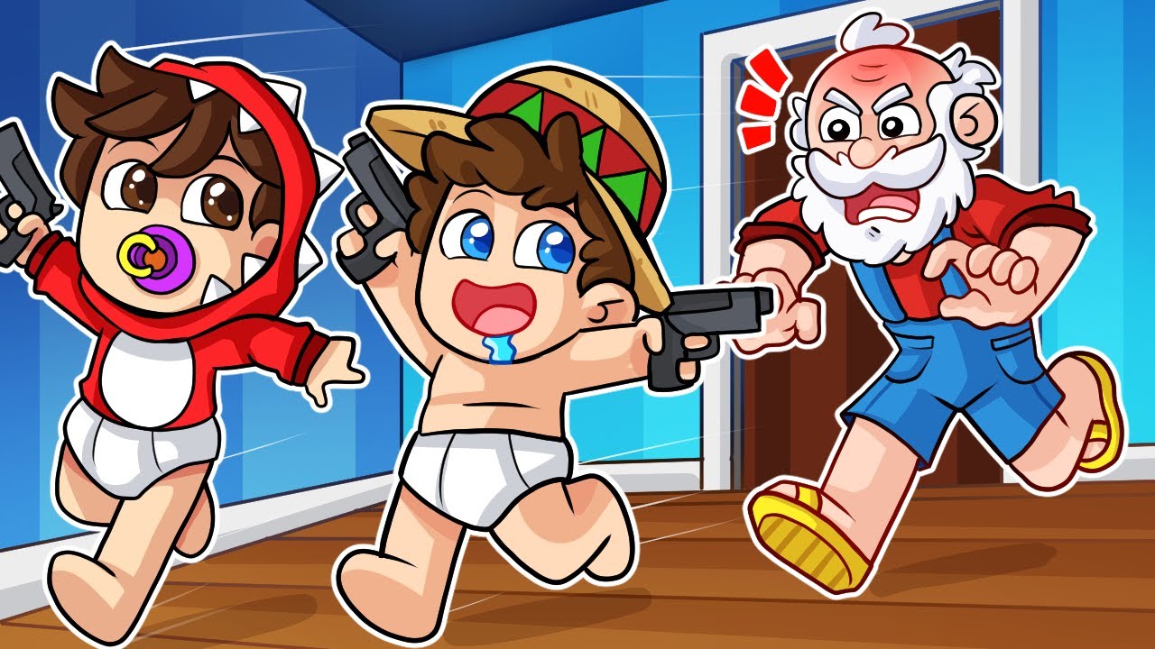 ¡BEBE SILVIO y BEBE RAPTOR DESTRUYEN la CASA del ABUELO! 😂🍼  con RAPTORGAMER, PANCRACIO y SOYDANY