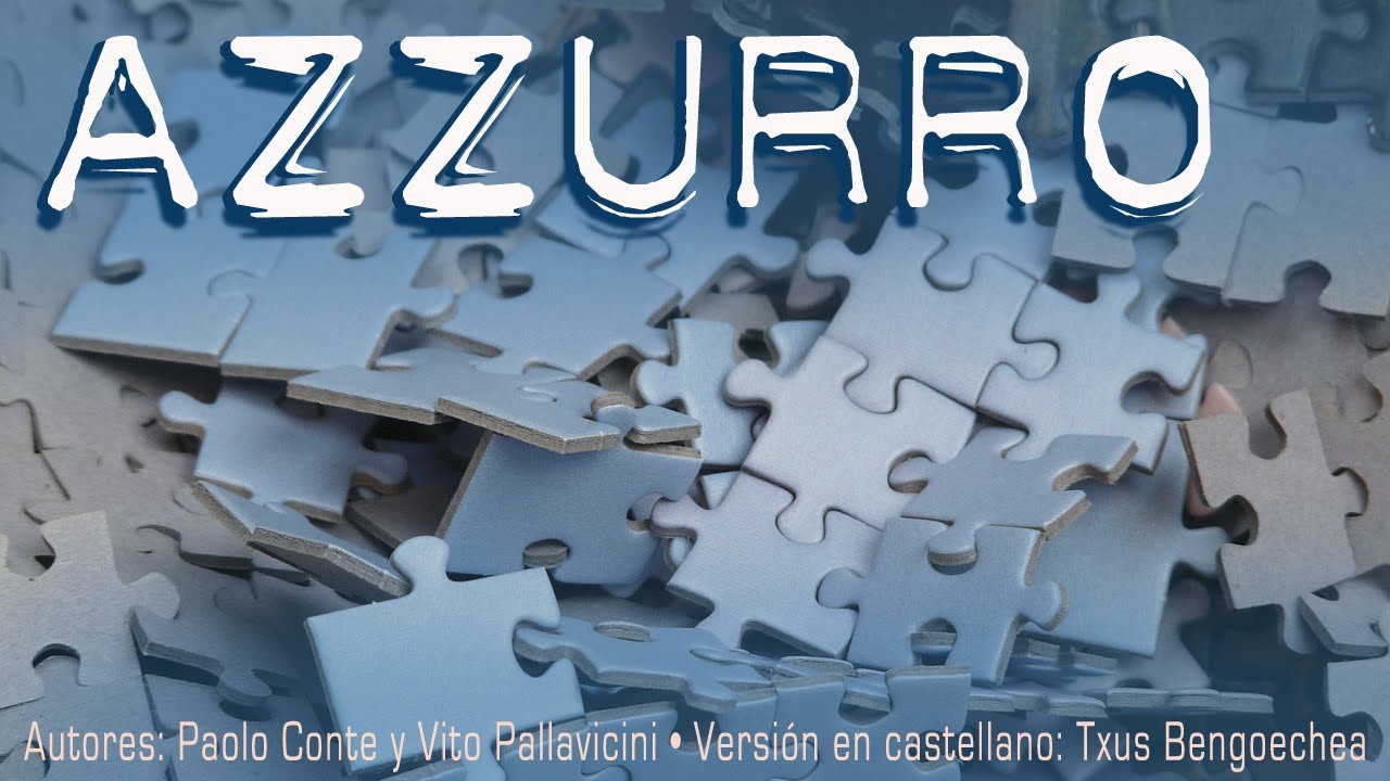 Azzurro. Adriano Celentano. Adaptación al castellano. Versión española. Spanish cover. Karaoke