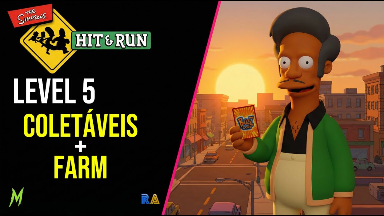 Simpsons Hit & Run - TODOS os Coletáveis - Level 5 (Apu)