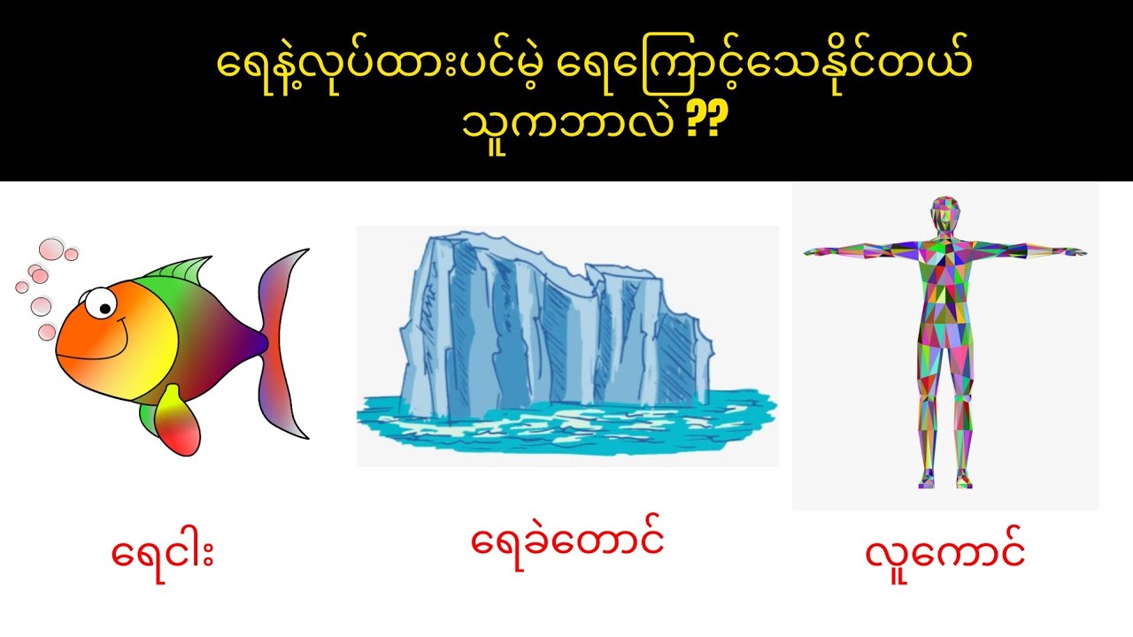 ဉာဏ္စမ္းပေဟဠိ အေျဖညႇိၾကရေအာင္ 😇 Special Video Lvl 4