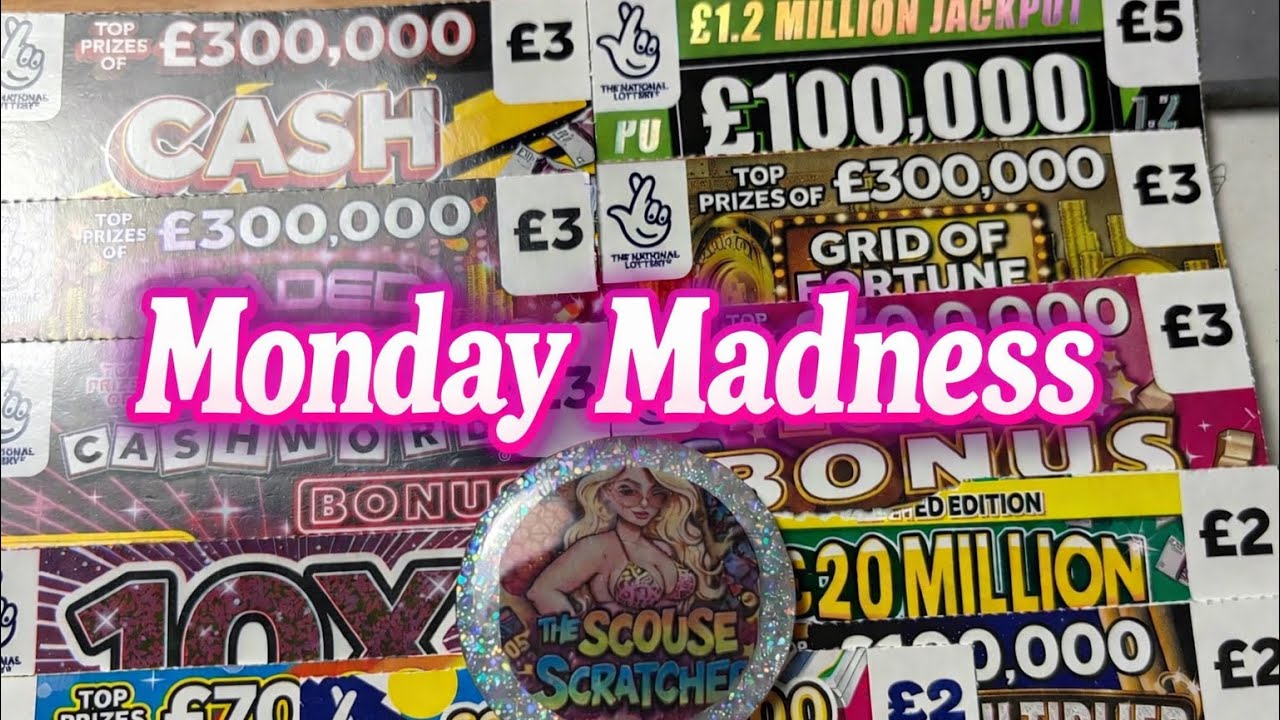 £30 in play let’s cause some Monday Madness #scratchcards #lottery #win #dub #fyp 
