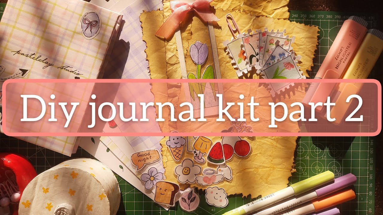 DIY Journal Kit Part 2 ✨ | Aesthetic Stationery Kit for Scrapbooking & Journaling