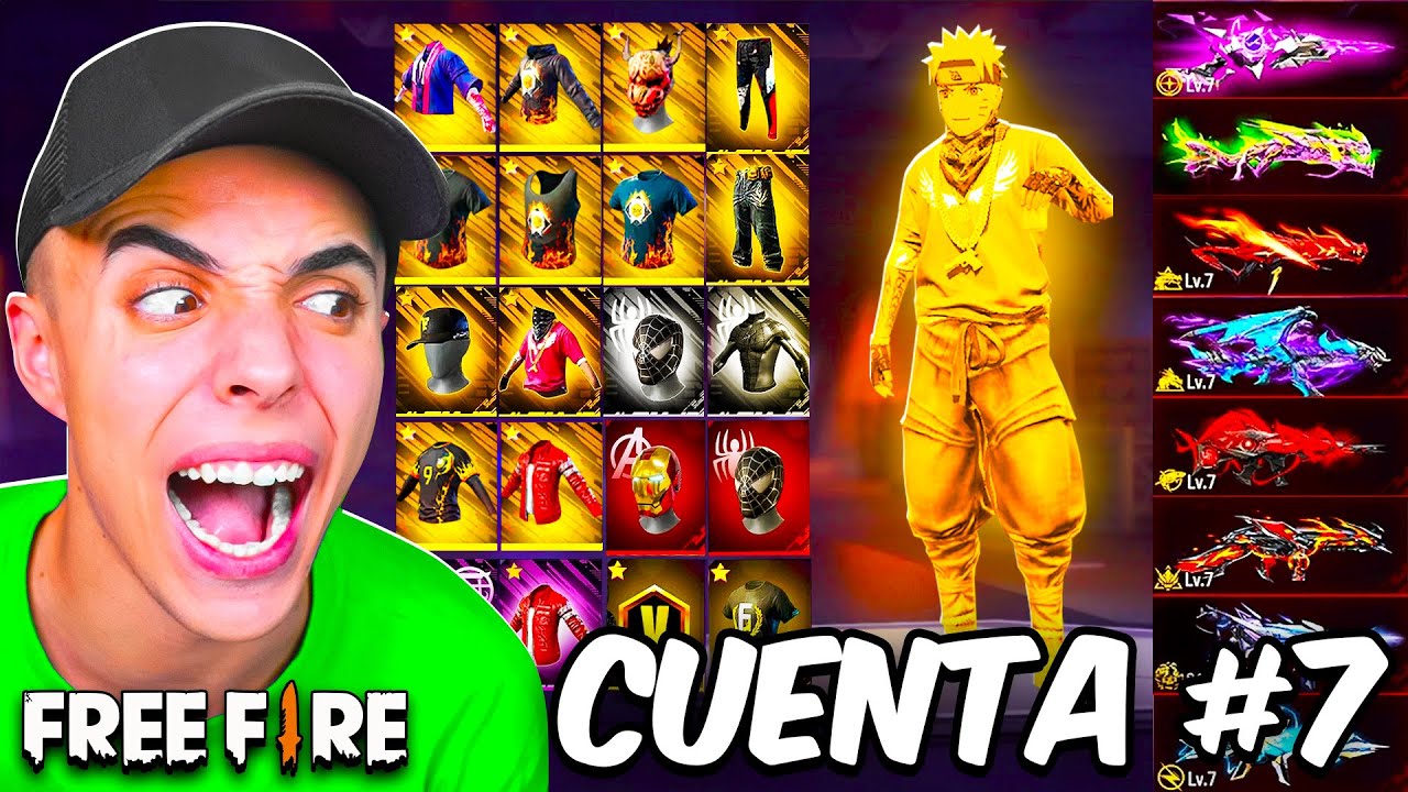 ENTRÉ a 100 CUENTAS VETERANAS de FREE FIRE...😱