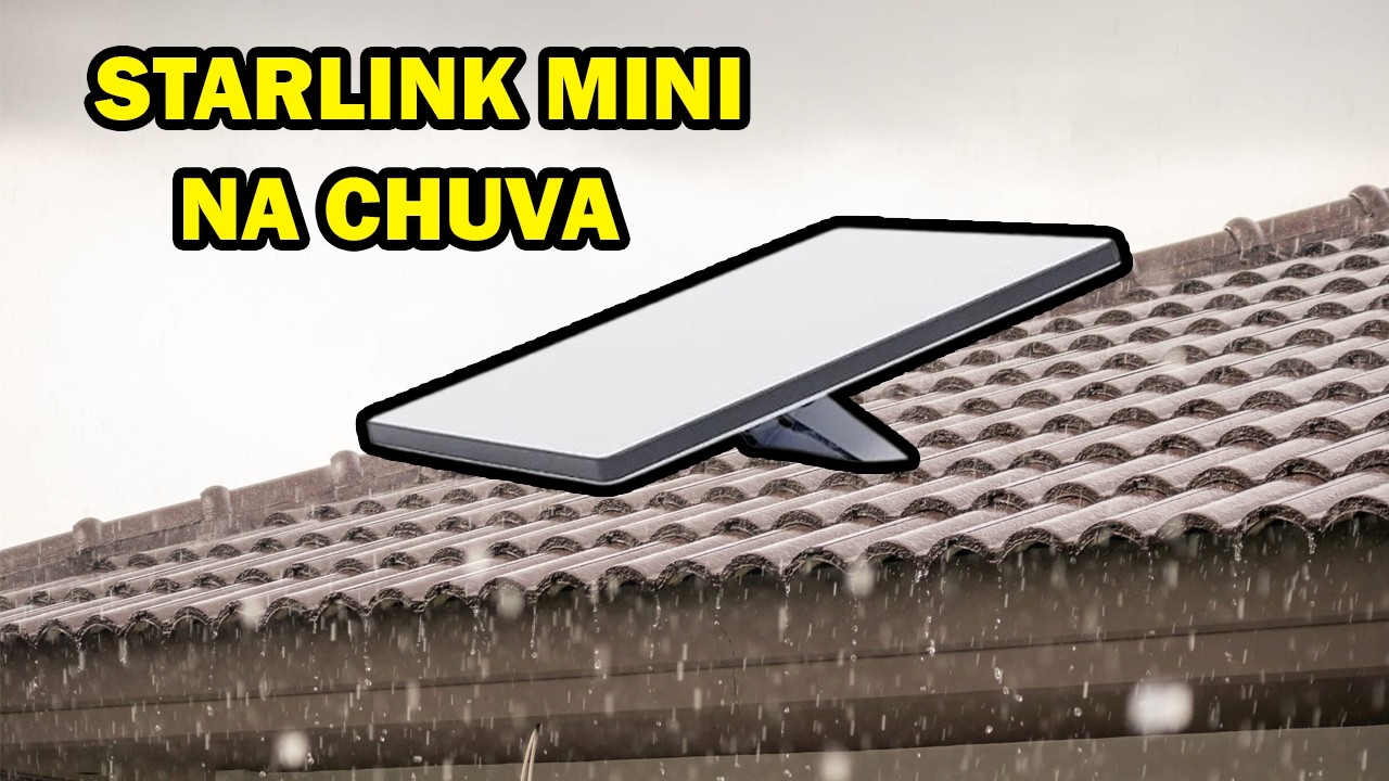STARLINK MINI NA CHUVA SERÁ QUE FUNCIONA?