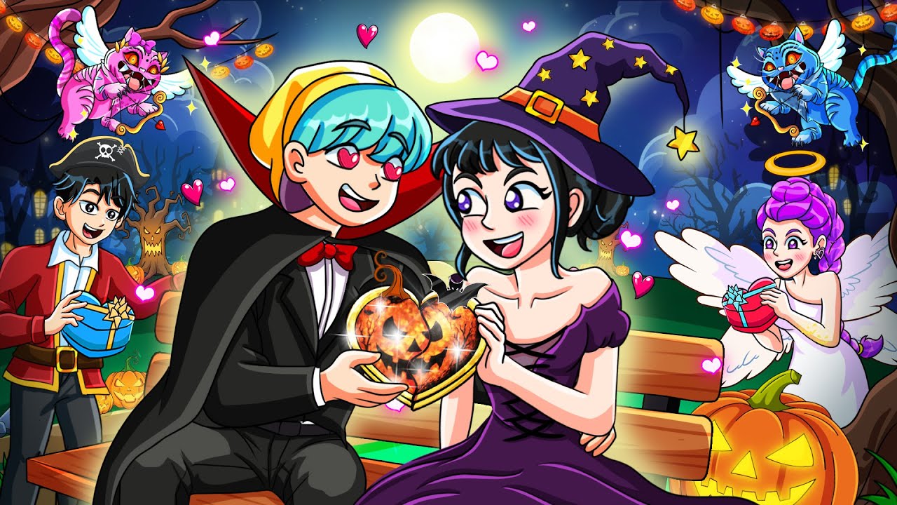 SAJA BOYS COUPLE HUNTRIX HALLOWEEN BLIND BOX Unboxing! | KPop Demon Hunters Animation
