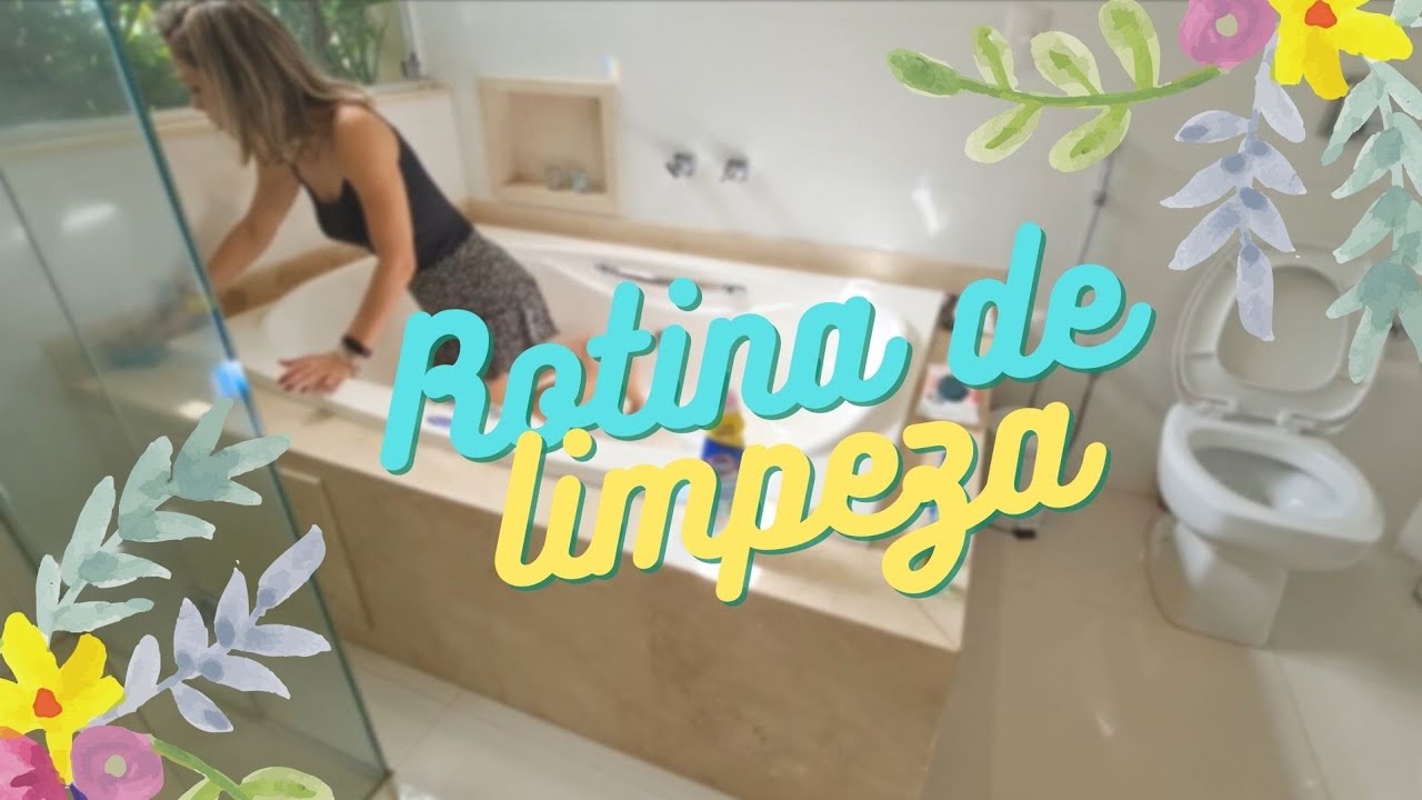 Rotina de casa:  limpeza dos banheiros - sala de TV - tempero para frango