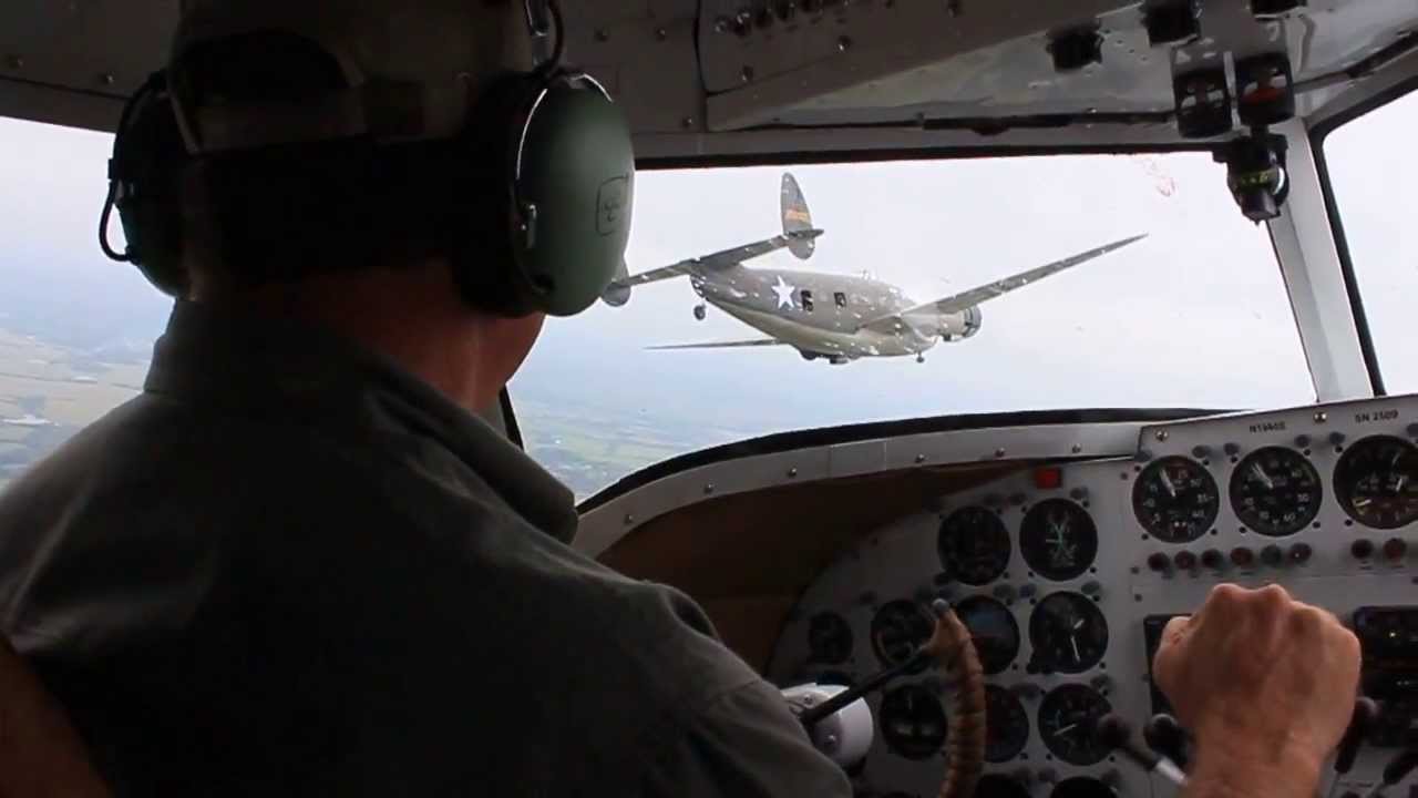 Scott Clover C-60A Lodestar 2nd Flight (HD)