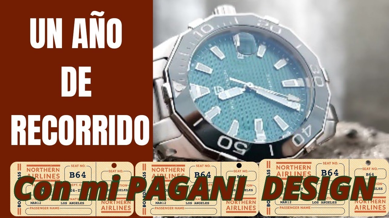 Reloj Pagani Design Pd1617: RECORRAMOS UN AÑO DE USO.