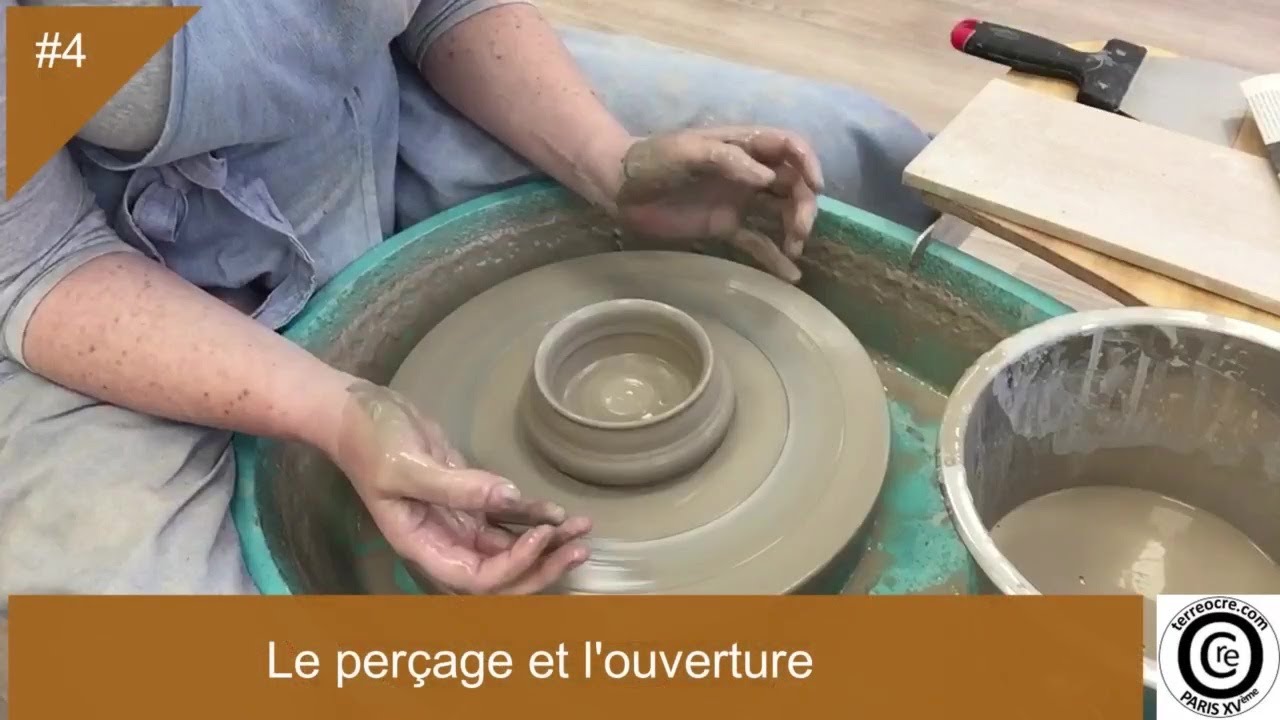 4/ Gestes de base du cylindre 2 sur 6  - Le perçage et l'ouverture