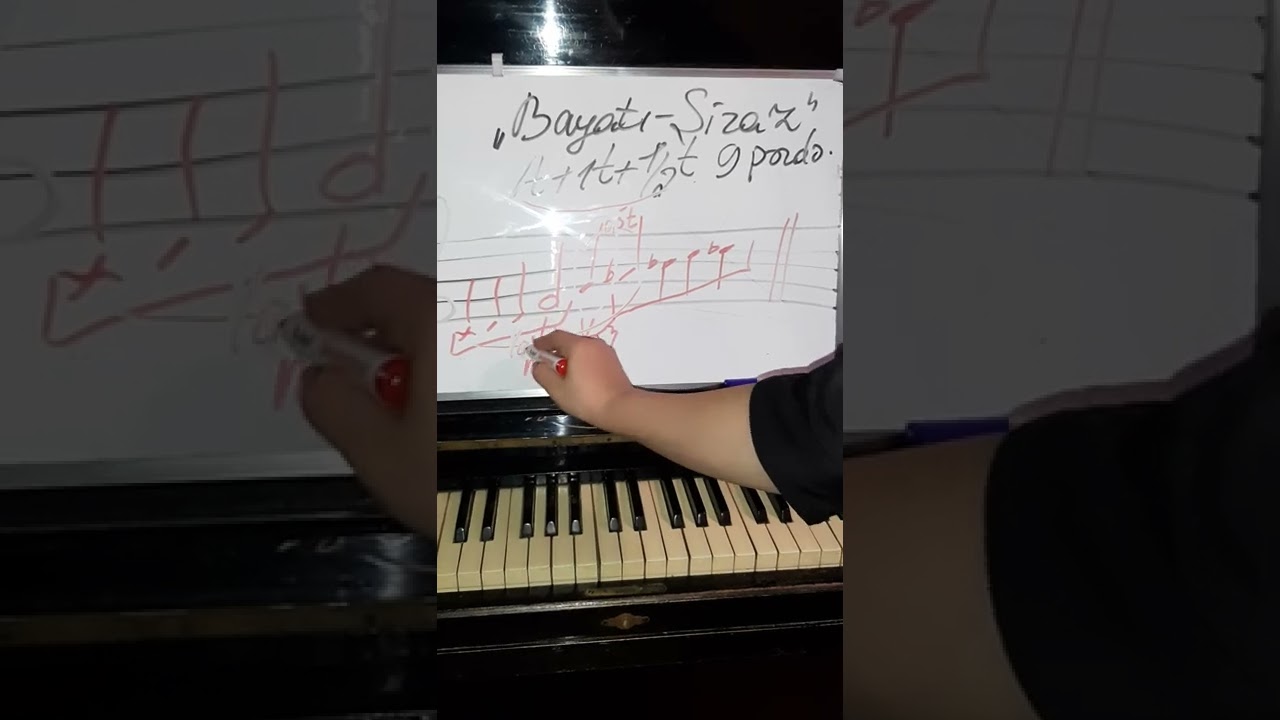"Bayatı -Şiraz" ladında olan musiqiləri tapmaq və çox asan qurma üsulu. Lada daxil olan şöbələr.