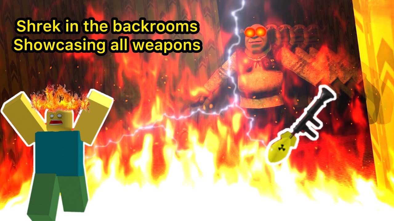 Rating All Weapons In Shrek In The Backrooms Roblox