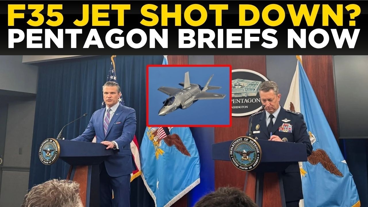 US IRAN WAR LIVE: US F35 Fighter Jet Downed By Iran &ndash; Pentagon Briefs Media, World On Edge