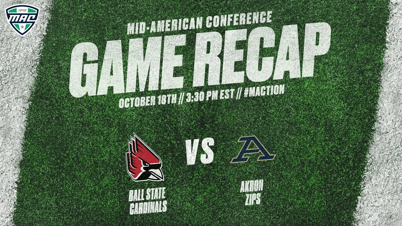 Condensed Game: Ball State 42, Akron 28 | 10.18.25