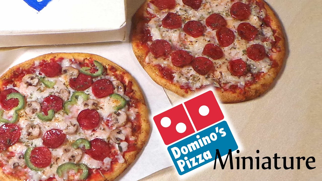 Domino's Inspired Miniature Pizza - Polymer Clay Tutorial