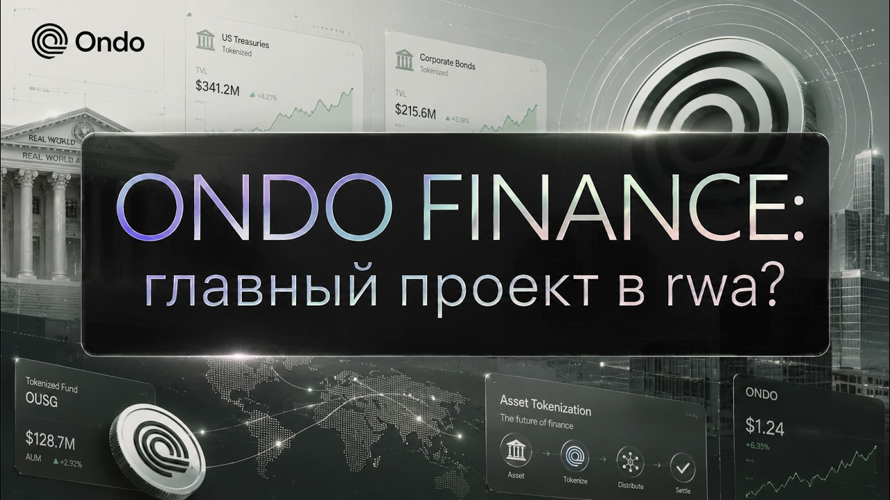 Ondo Finance: RWA токенизация облигаций, USDY, OUSG и ONDO обзор | review