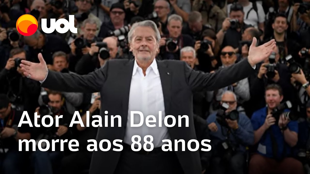Alain Delon, lenda do cinema francês, morre aos 88 anos