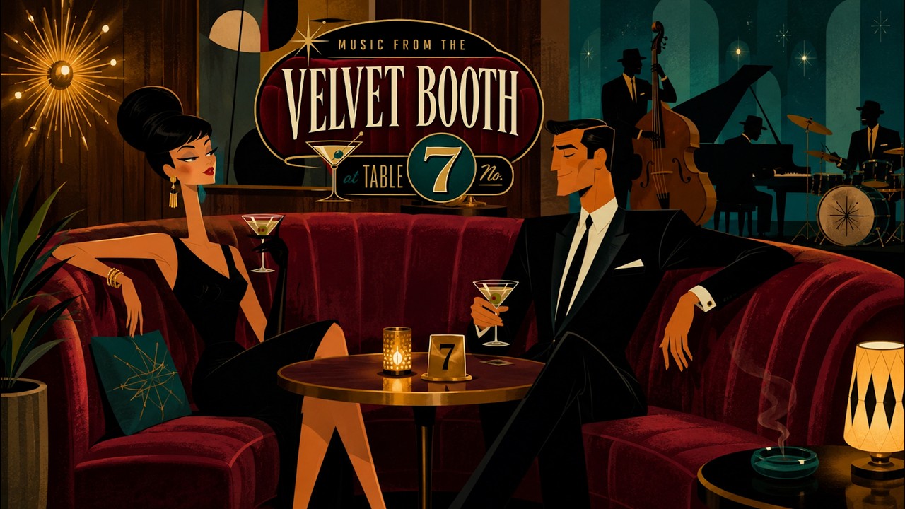 60s Cocktail Lounge Music | Music from The Velvet Booth at Table Number 7