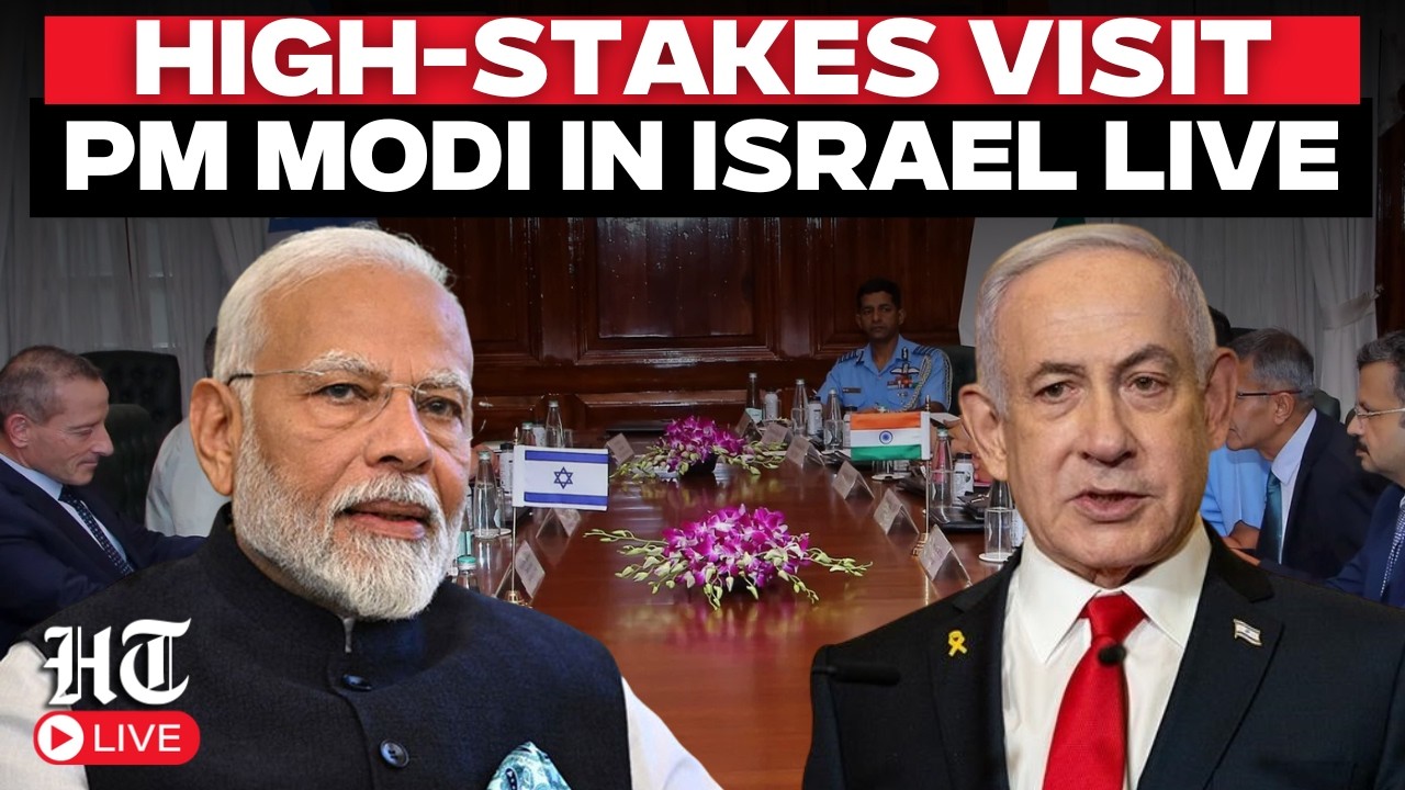 LIVE | PM Modi Israel Visit | PM Modi In Israel | Netanyahu-Modi Meeting | India Israel Ties