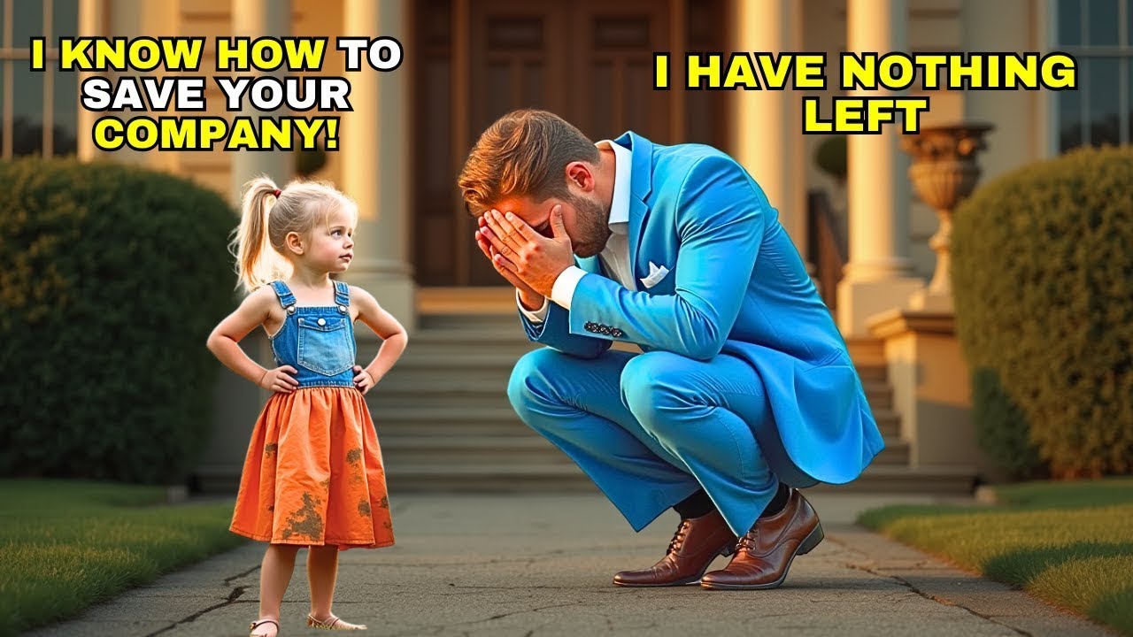 Everyone laughed when a bankrupt millionaire adopted a homeless girl, then he learns she's a