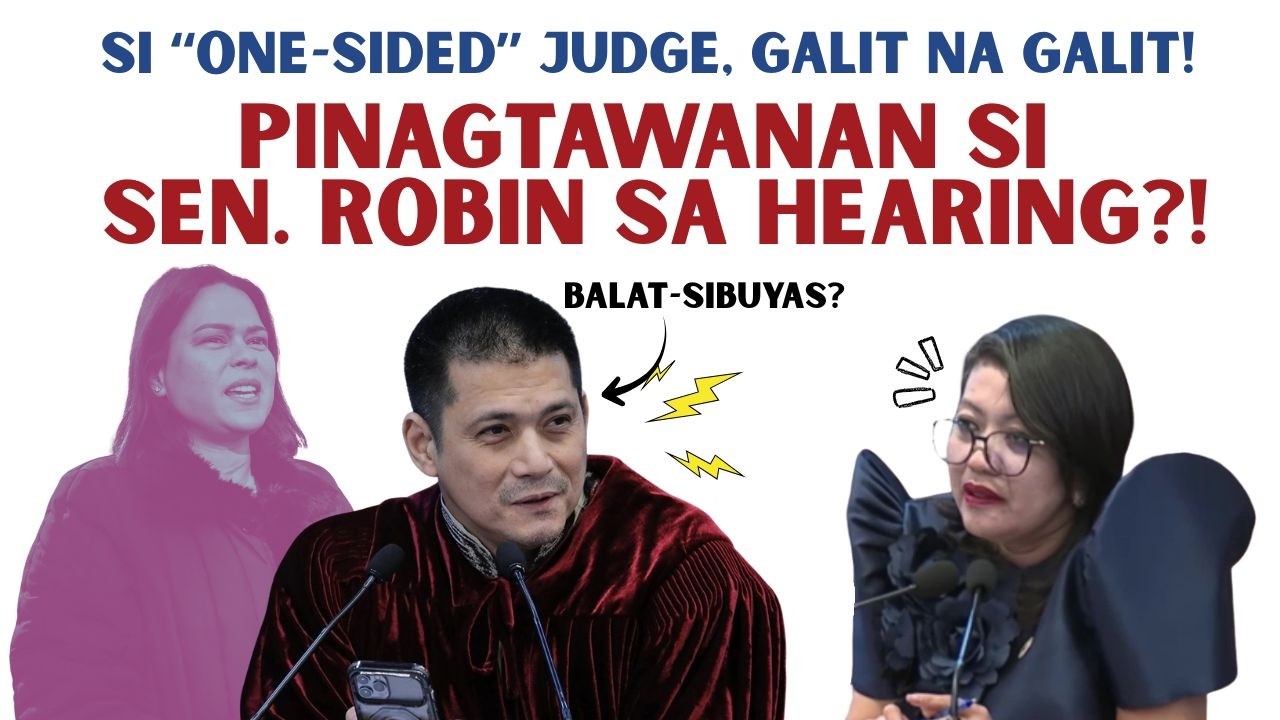 SEN. ROBIN  MAIINIT KAY CONG. LUISTRO| SI JUDGE ANG ONE-SIDED?!