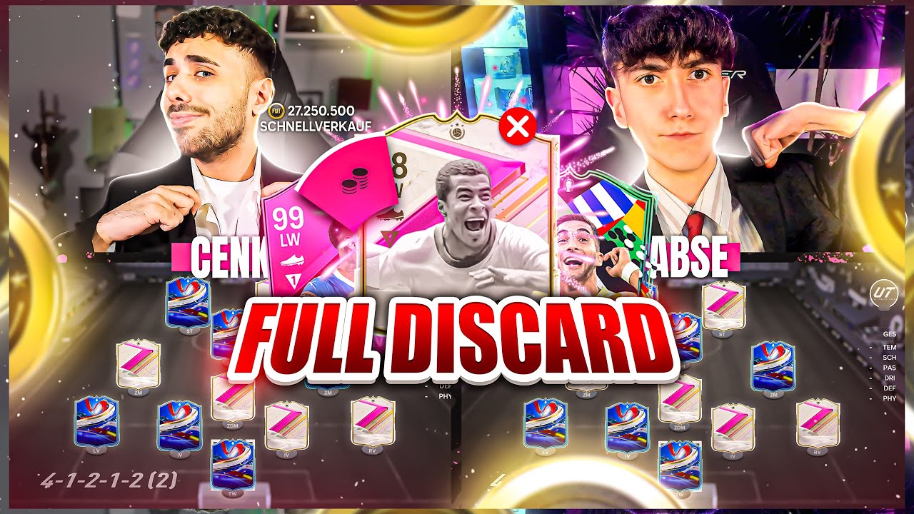 KARRIEREENDE☠️🚨 EXTREME FULL TEAM DISCARD SBB ESKALIERT🔥😱 EA FC 24