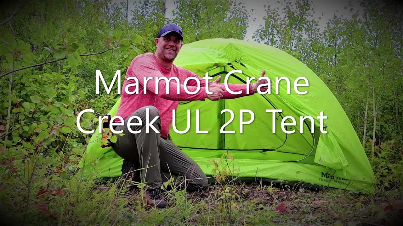 Marmot Crane Creek UL 2 Person Tent. On bagging & 1st Setup. Black Bear sighting.