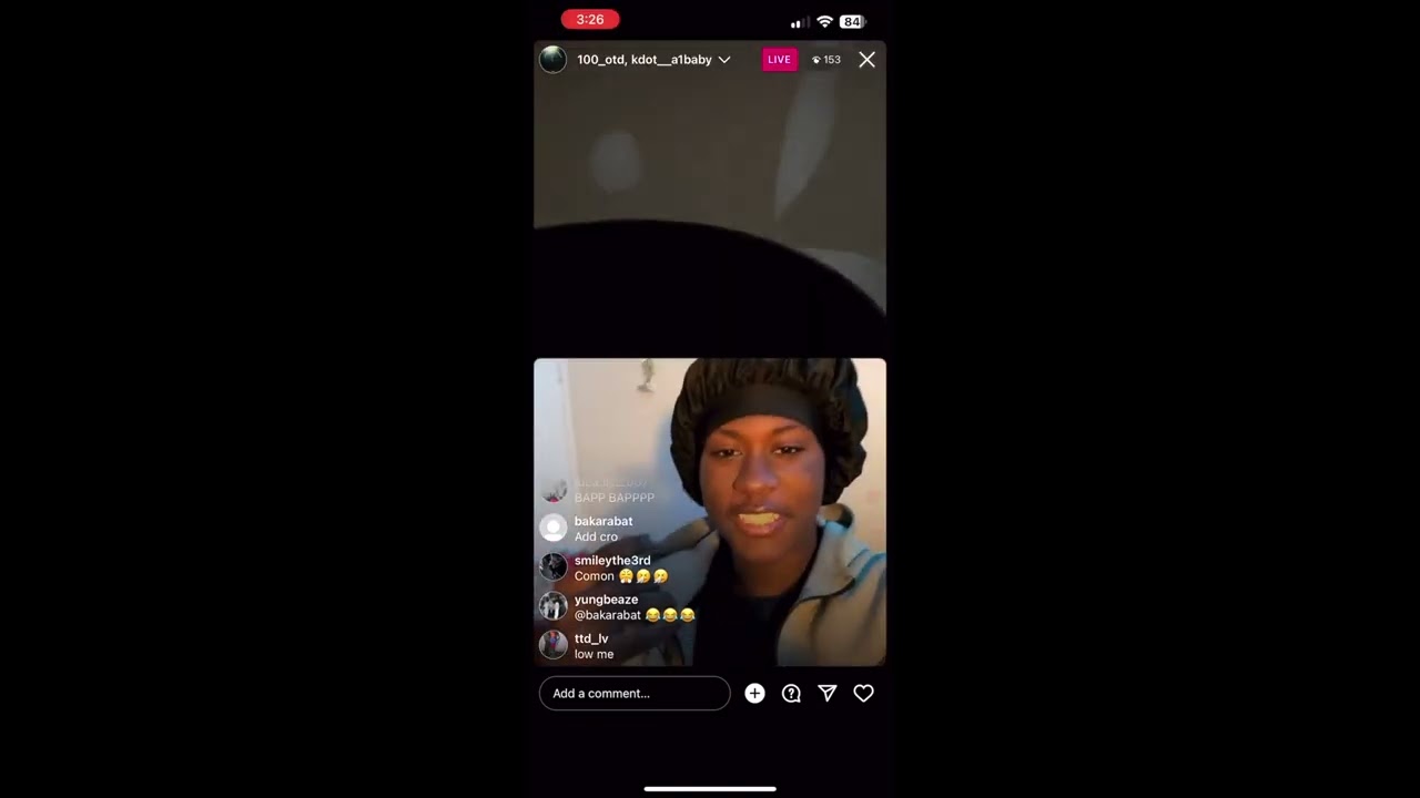 100 OTD On Instagram Live Dec 2023