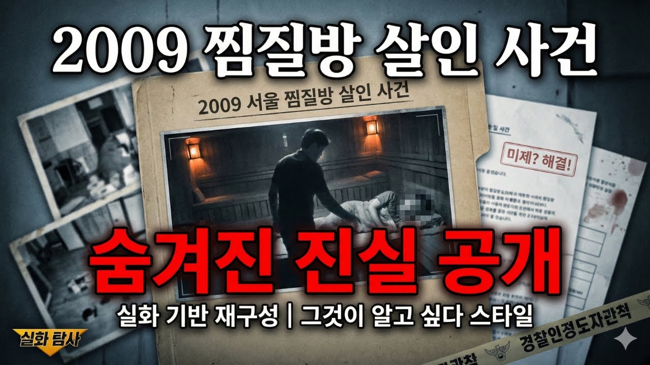2009 서울 찜질방 살인 사건 전말 | 24시간 지옥의 밤, 충격 실화 공개