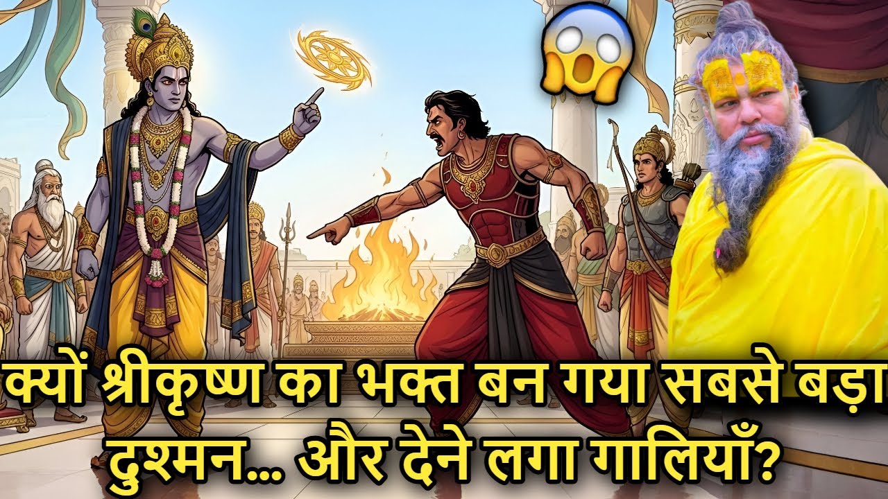 🤔Kyu Krishna Ji🐚 Ka Bhakt Bana Dushman 👿... Aur Gali Dene Laga?