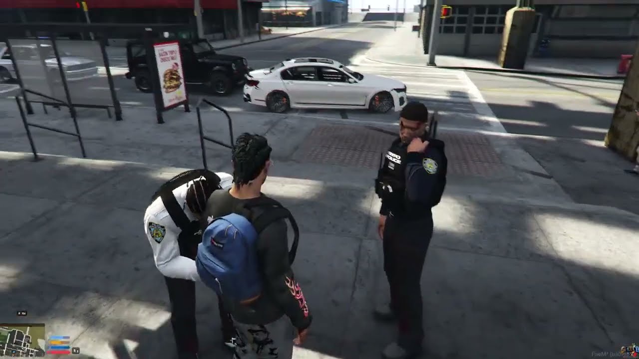 Caught With G19 Trying To Hack ATM #fivem #gta #roleplay #funny #nyc 