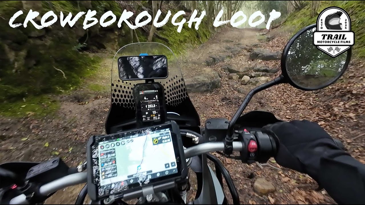 The Best lanes of Crowborough, Sussex. Inc Red gate Mill where I smash up my sump guard!