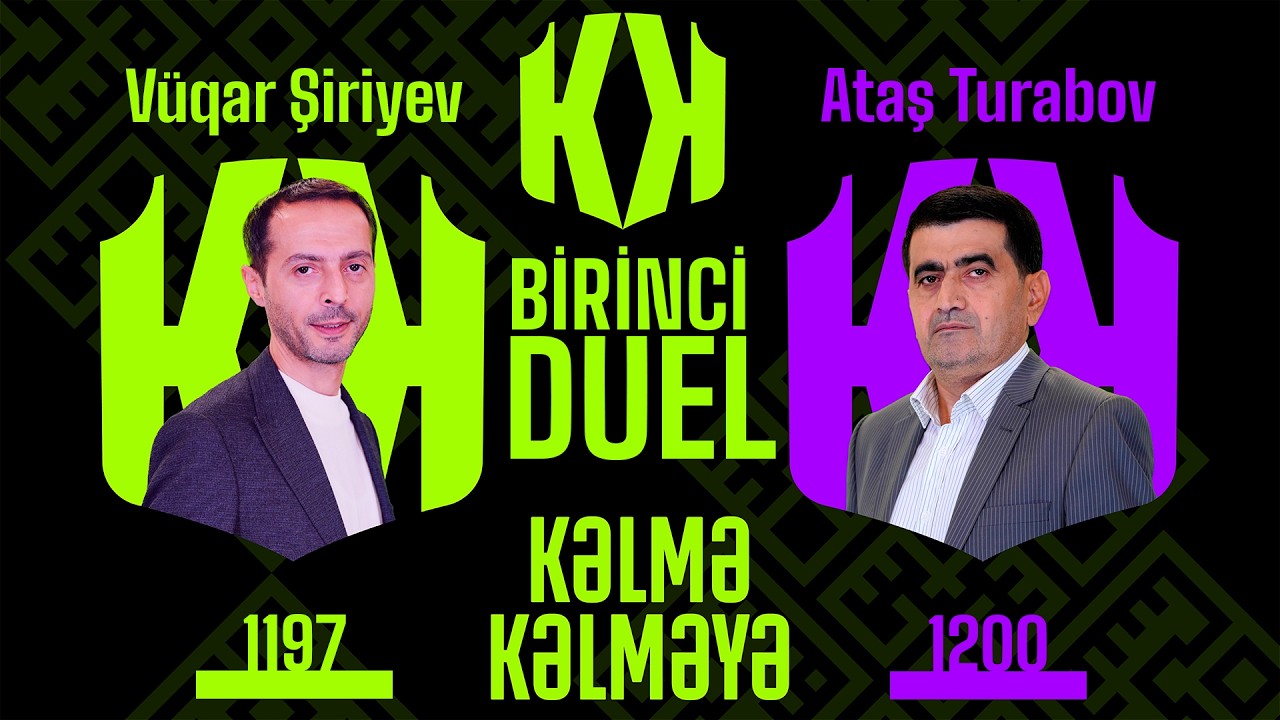 Vüqar Şiriyev & Ataş Turabov - KƏLMƏ KƏLMƏYƏ / Meyxananın Çempionlar Liqası