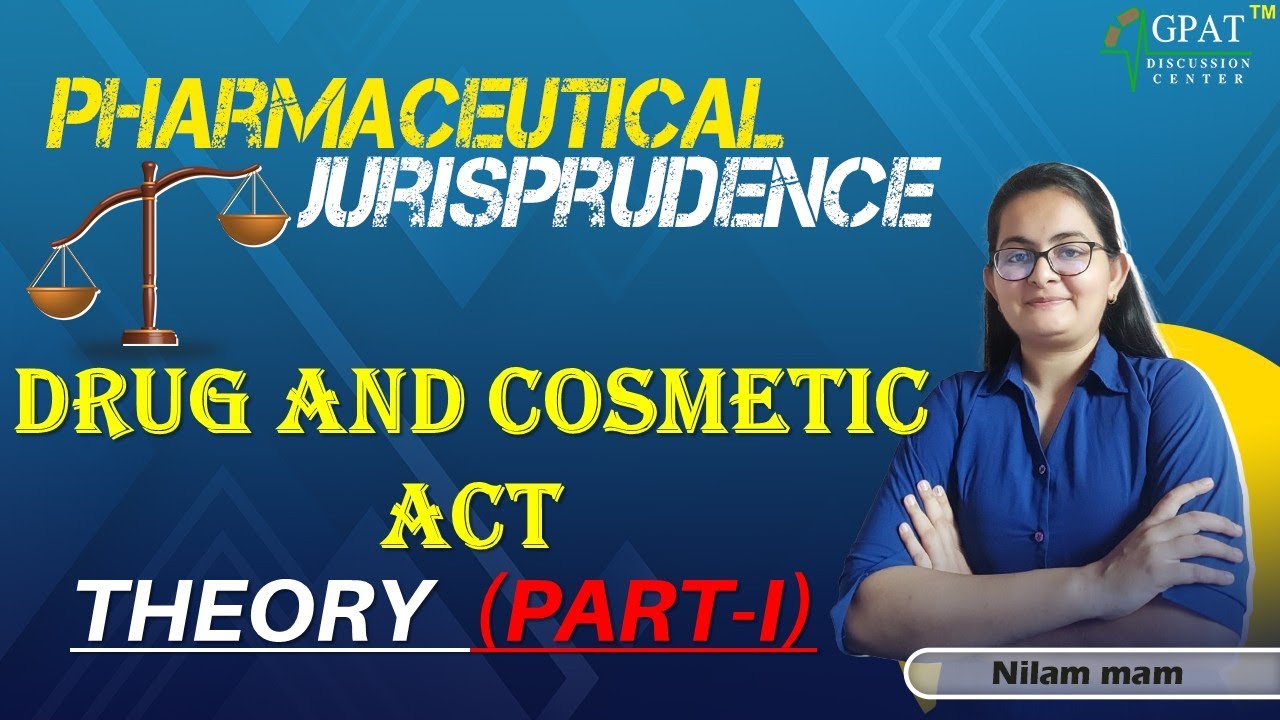Drug and Cosmetic Act (D & C Act)- PART-I MCQ's Key Concepts for GPAT & Pharmacy Exams#education