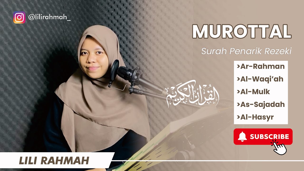 MUROTTAL SURAH PILIHAN || IRAMA BAYYATI & JIHARKA  || LILI RAHMAH