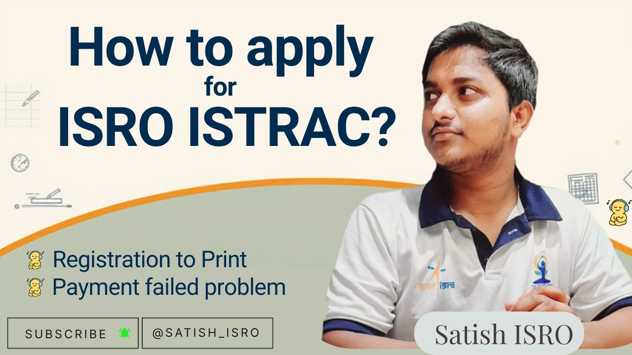 🔥ISRO ISTRAC Application Form 2026 | Complete Form Fill Up Process | Step-by-Step Apply Online Guide