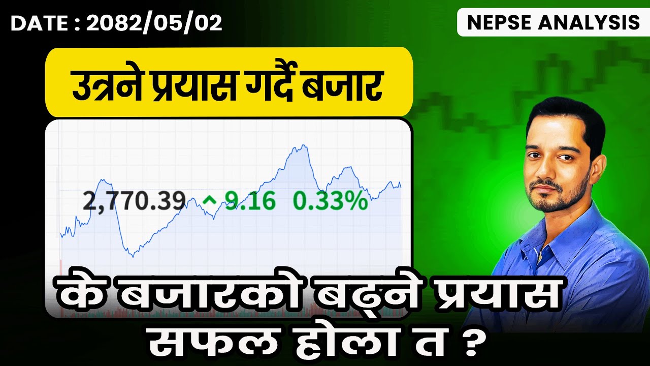 2082.05.02 | Nepse Daily Market Update | Stock Market Analysis by Ram Hari Nepal