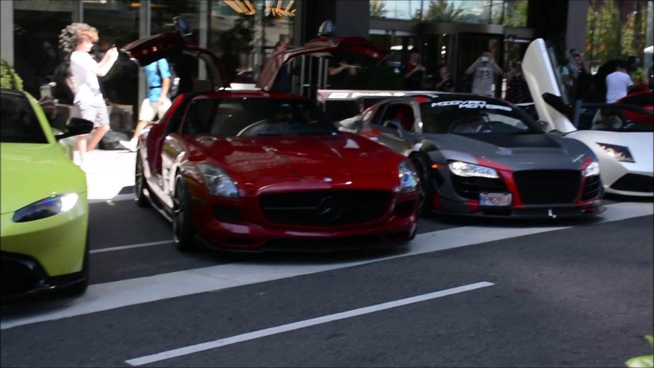 Rev Battle with 10 Supercars! - Driven Project Charity Event