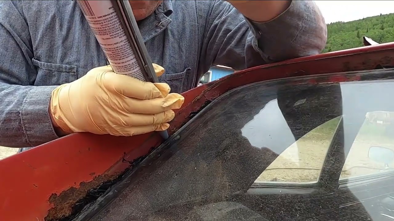 Уплотнение окон на Buick Skylark 1966 года