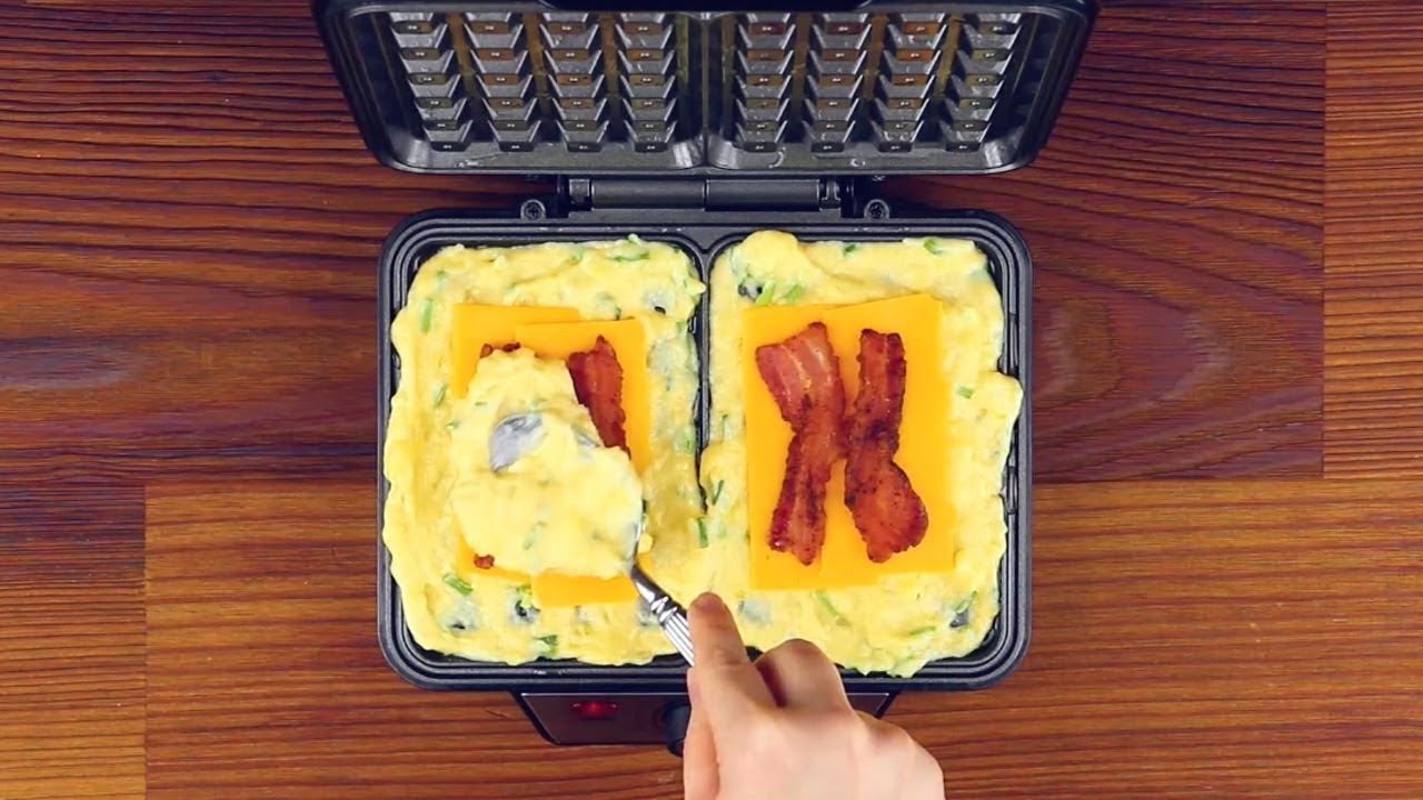 6 receitas loucas para fazer na máquina de waffle