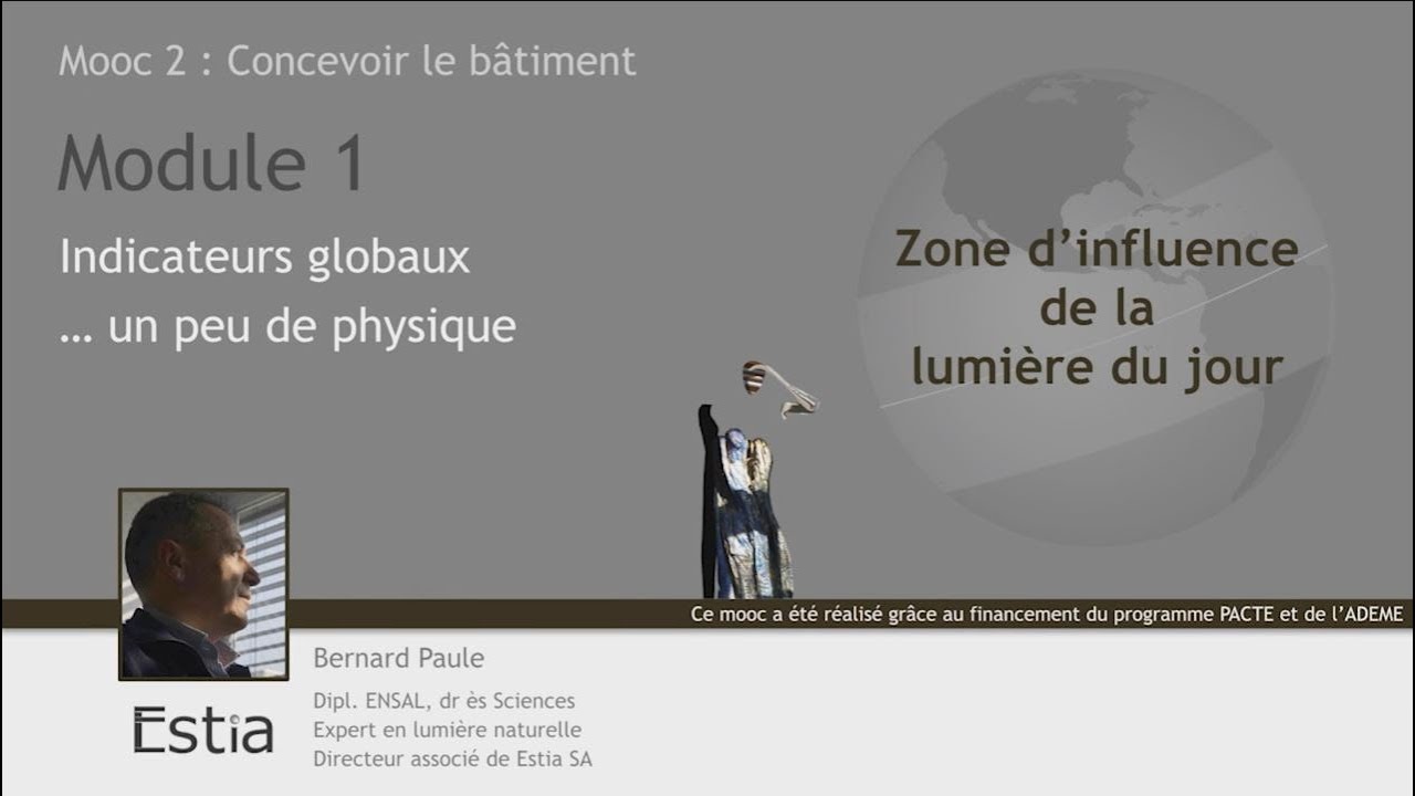MOOC2M3V1 Zone d'influence de la lumière du jour - CONCEVOIR LE BÂTIMENT