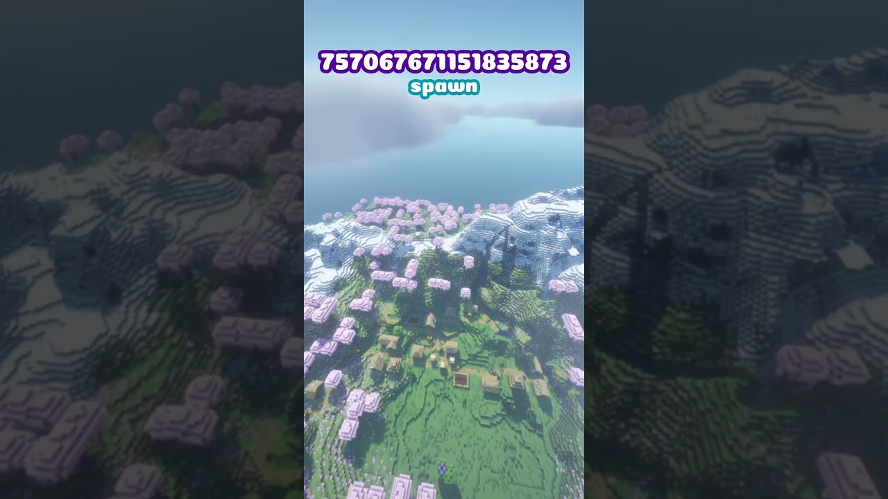 Top 3 Seeds | Todas no Spawn | #minecraft #seed #seeds #realista