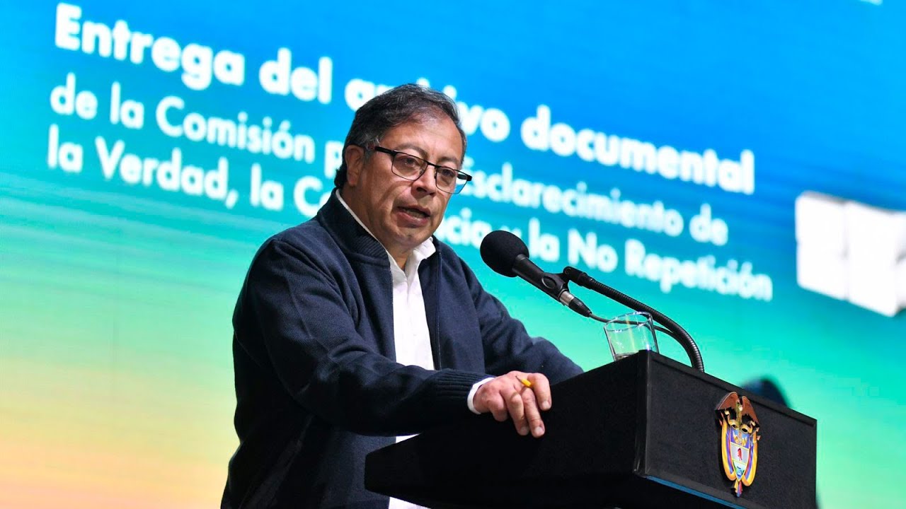 Palabras Presidente Gustavo Petro en la entrega del archivo documental de la Comisión de la Verdad