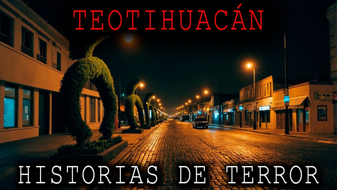 1 HORA DE HISTORIAS DE TERROR DE TEOTIHUACÁN MEXICO