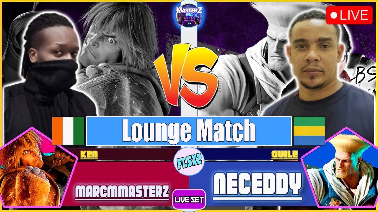SF6 live session MARCM.MASTERZ (ken) VS NECEDDY guile // Ft5x2