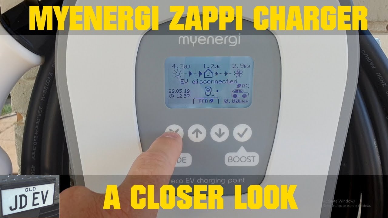 Closer look at the Myenergi Zappi Charger