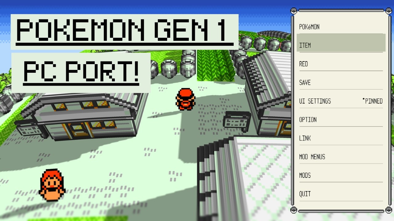 THE FANS DOING WHAT NINTENDO WON'T - POKEMON GEN 1 RECOMPILE PC PORT